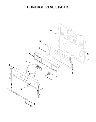 Control panel parts