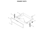 Whirlpool WFE550S0HZ0 drawer parts diagram