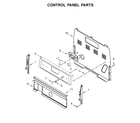Whirlpool WFE525S0HZ1 control panel parts diagram
