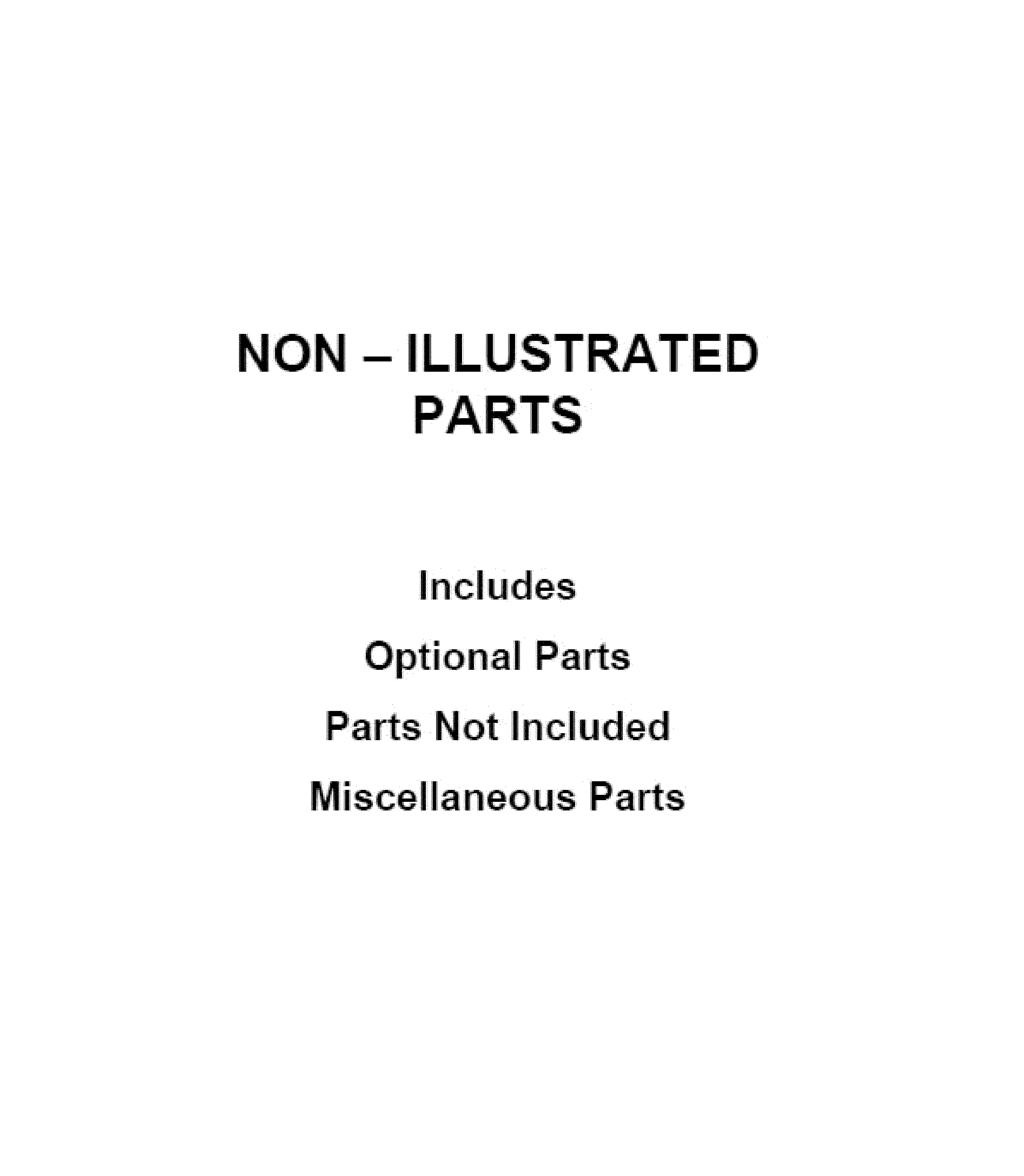 Optional parts