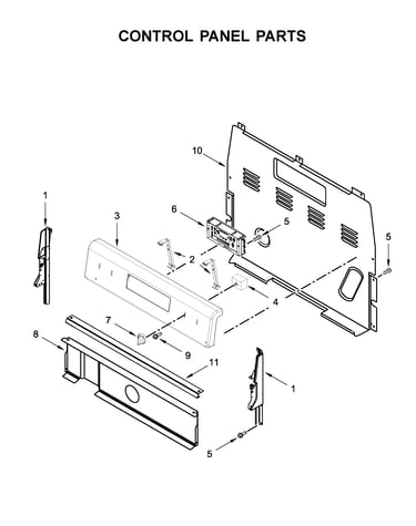 Control panel parts