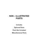 Optional parts (not included)