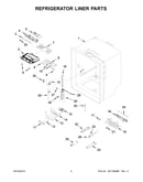 Refrigerator liner parts