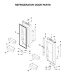 Refrigerator door parts