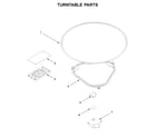 Whirlpool YWML55011HS4 turntable parts diagram