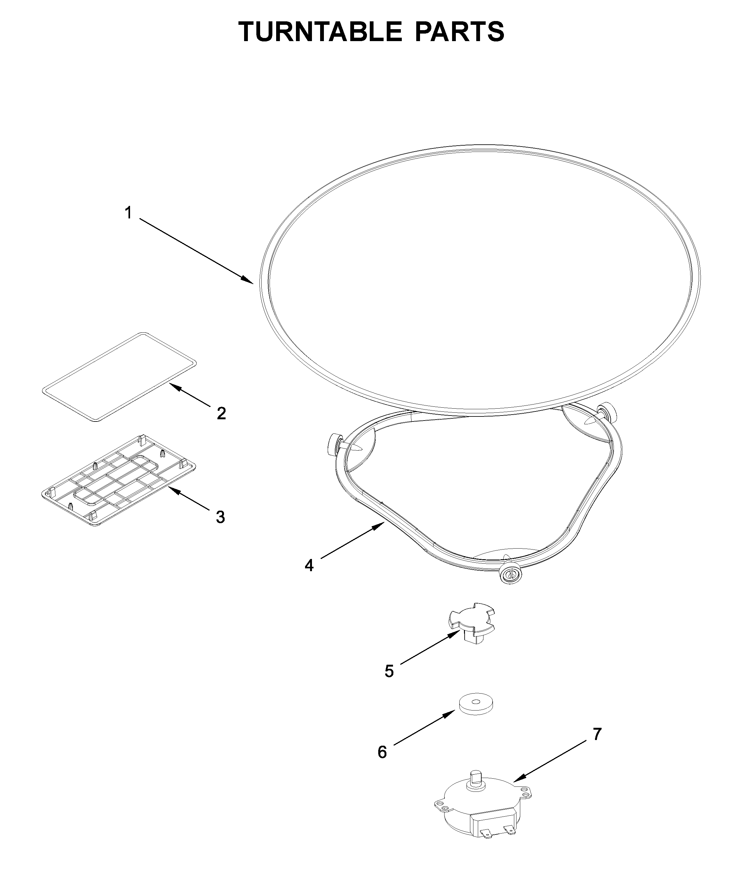 Turntable parts