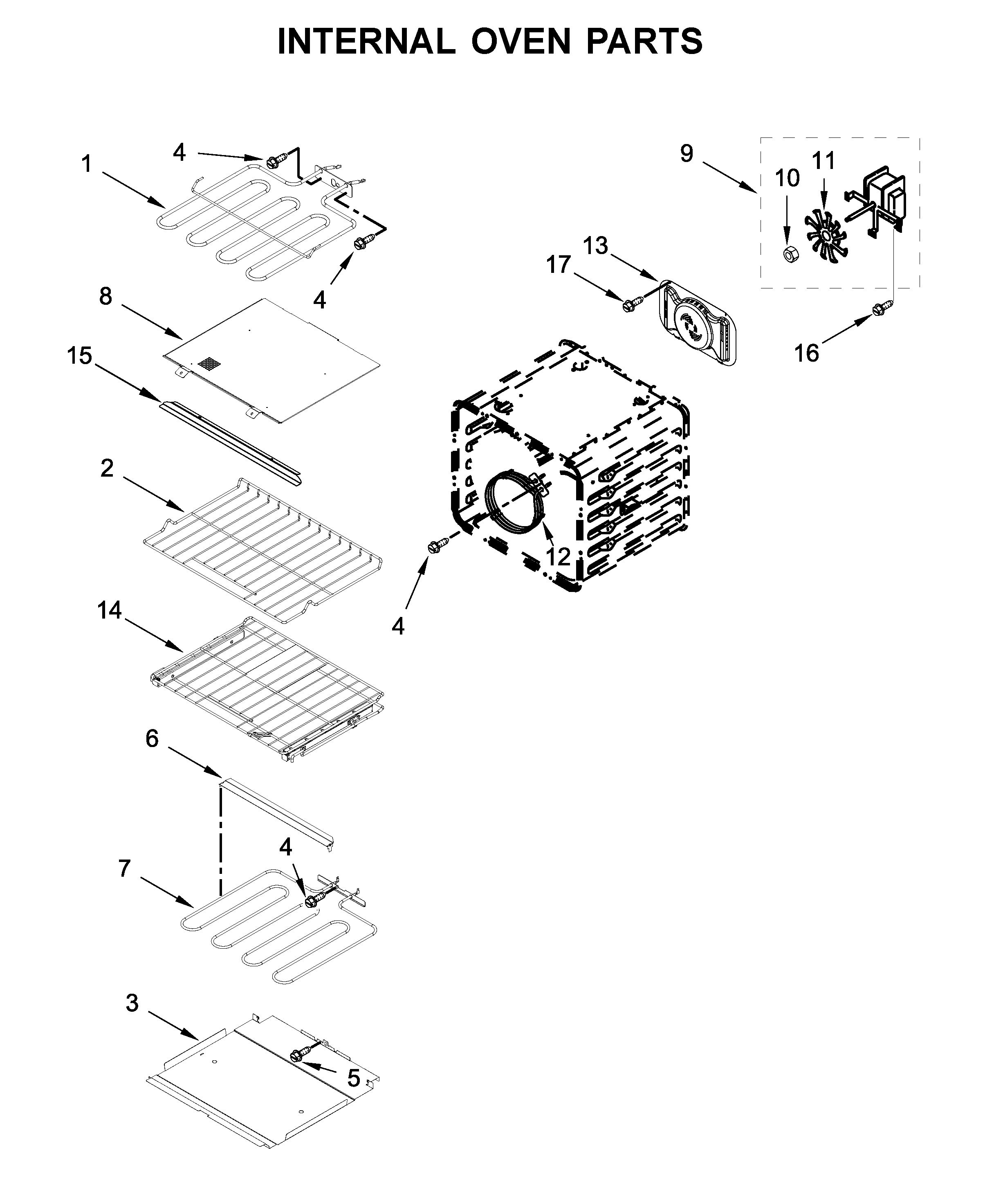 INTERNAL OVEN PARTS