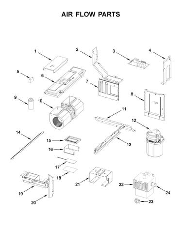 Air flow parts