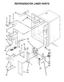 Refrigerator liner parts