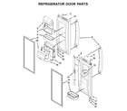 Maytag MFI2269VEW7 refrigerator door parts diagram