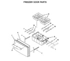 Maytag MFI2269VEQ7 freezer door parts diagram