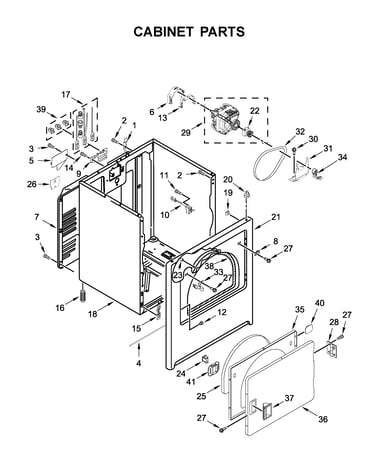 Cabinet parts
