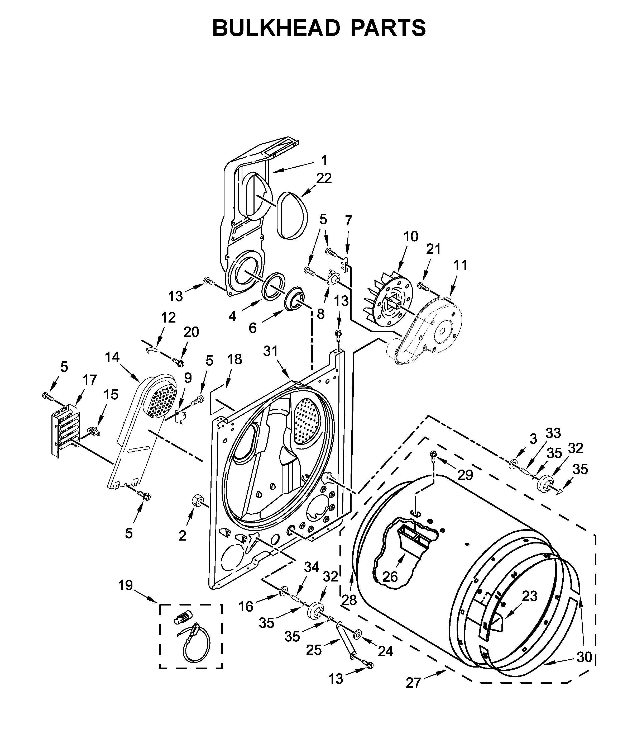 Bulkhead parts