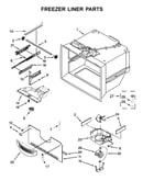 Freezer liner parts