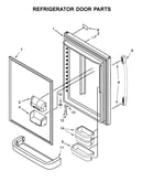 Refrigerator door parts