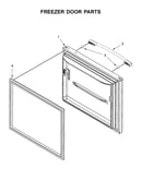 Freezer door parts