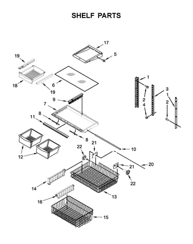 Shelf parts