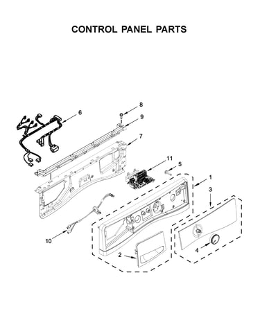 Control panel parts