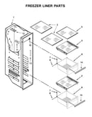 Freezer liner parts