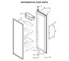 KitchenAid KRSC503ESS01 refrigerator door parts diagram