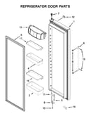 Refrigerator door parts
