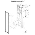KitchenAid KRSC503EBS01 freezer door parts diagram