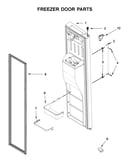 Freezer door parts