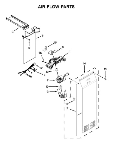 Air flow parts