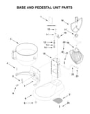 Base and pedestal unit parts