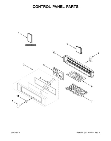 Control panel parts
