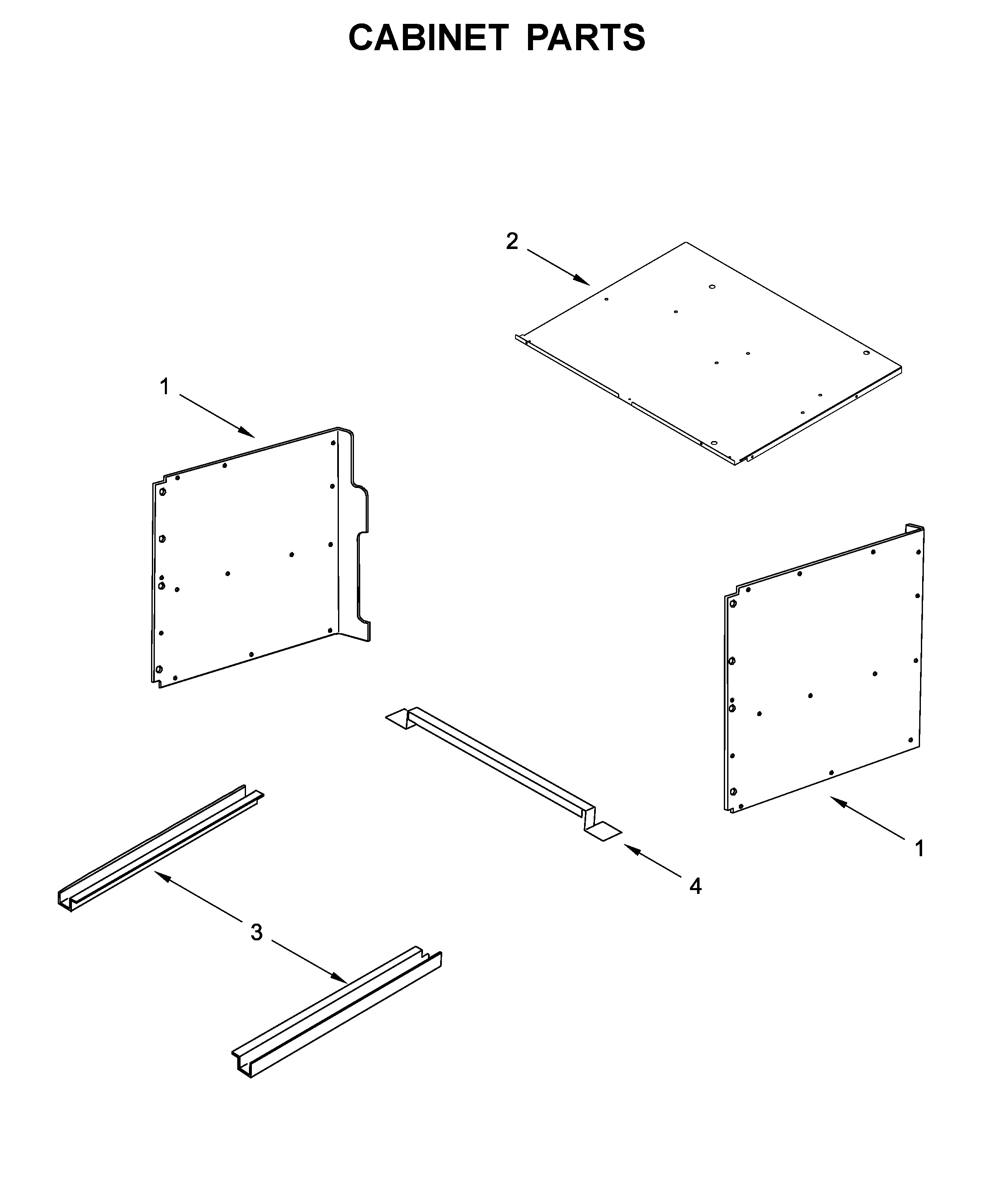Cabinet parts