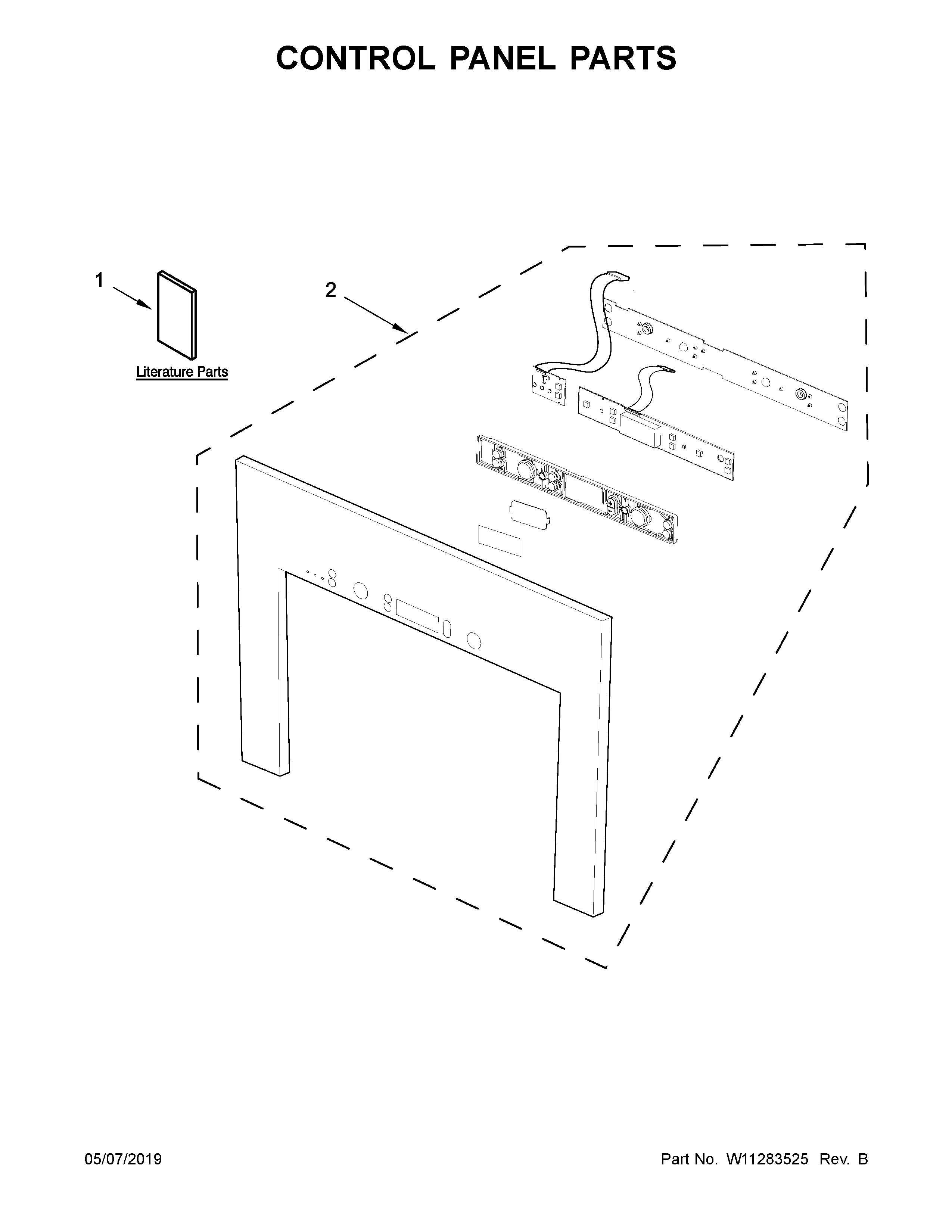 Control panel parts
