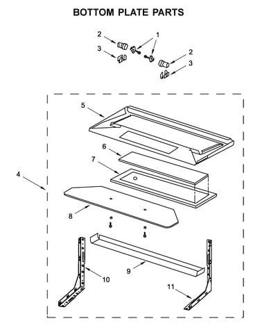 Bottom plate parts