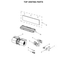 Whirlpool UMH50008HS0 top venting parts diagram