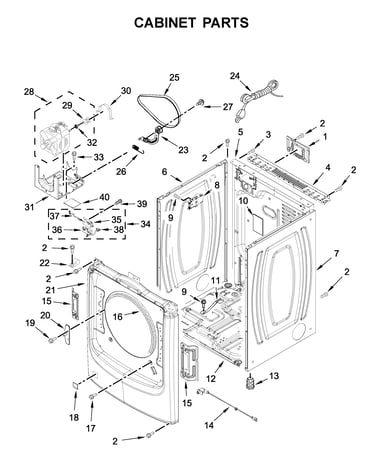 Cabinet parts