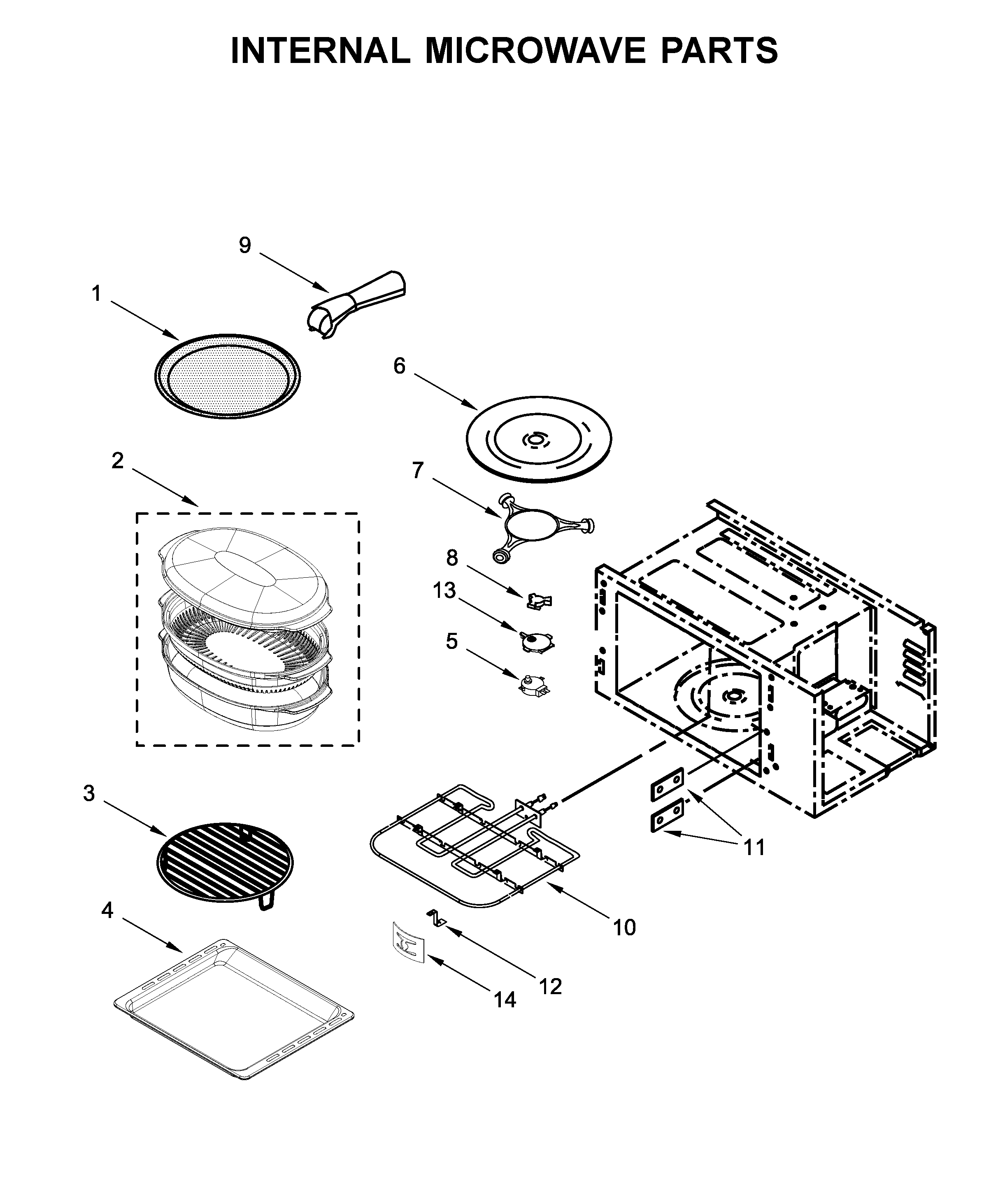 INTERNAL MICROWAVE PARTS