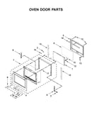 Oven door parts