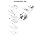 KitchenAid KOCE507EWH09 internal oven parts diagram