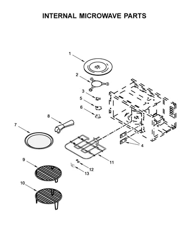 Internal microwave parts