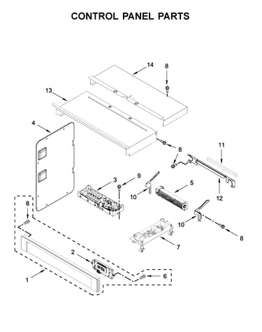 Control panel parts