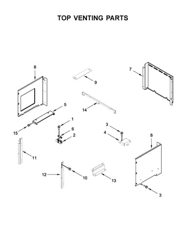 Top venting parts
