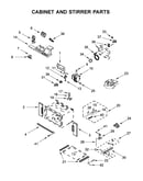 Cabinet and stirrer parts
