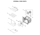 Whirlpool WOD77EC7HS00 internal oven parts diagram