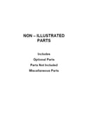 Optional parts (not included)