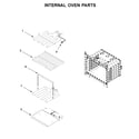 Whirlpool WOS31ES0JS00 internal oven parts diagram