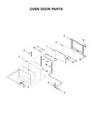 Oven door parts