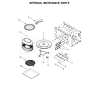 Whirlpool WOCA7EC0HZ02 internal microwave parts diagram