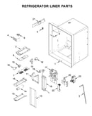 Refrigerator liner parts