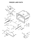 Freezer liner parts