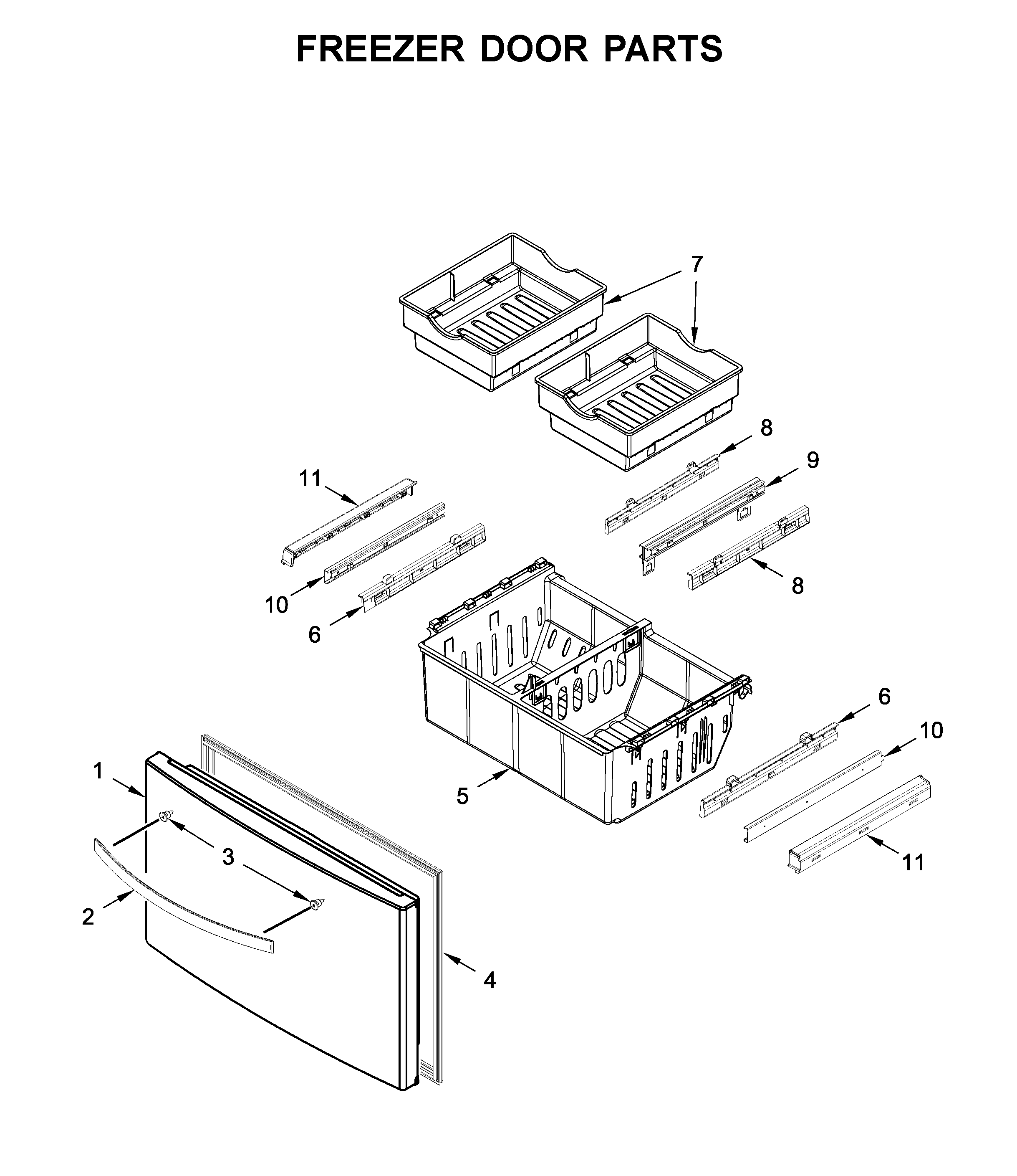 FREEZER DOOR PARTS